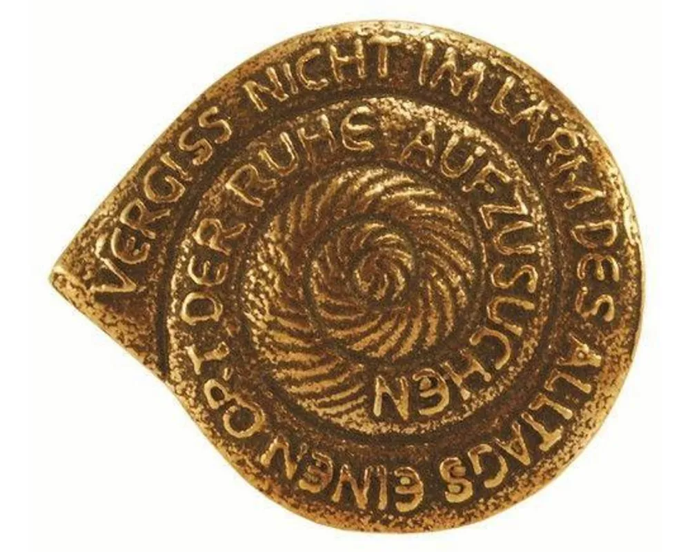 Handschmeichler "Schnecke mit Text"