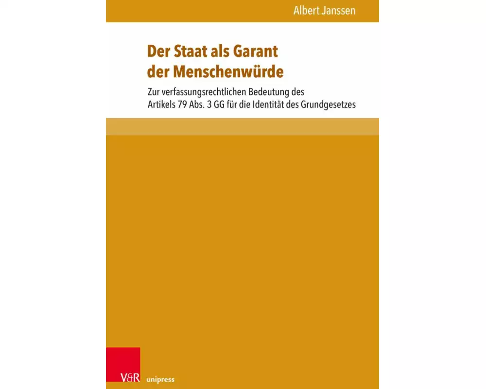 Der Staat als Garant der Menschenwürde