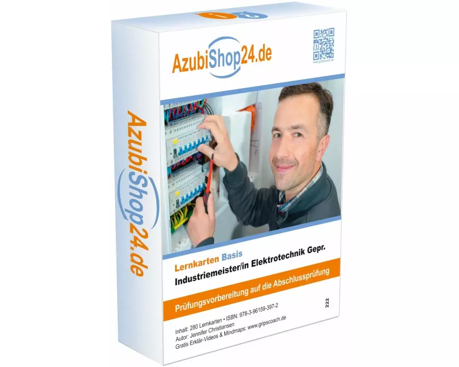 AzubiShop24.de Lernkarten Industriemeister /in Elektrotechnik Gepr. Lernkarten Prüfungsvorbereitung