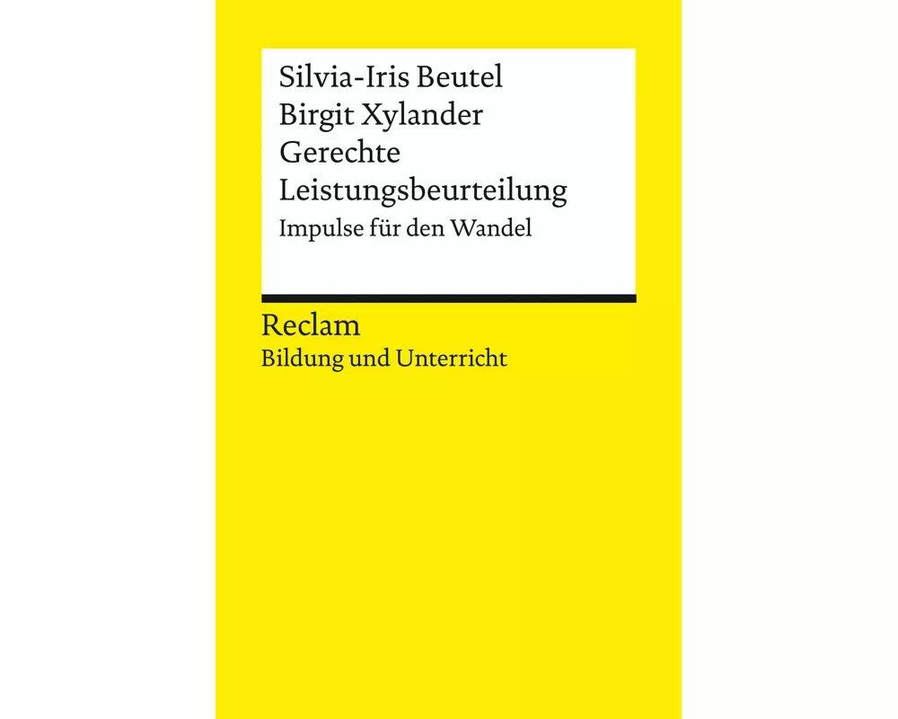 Gerechte Leistungsbeurteilung. Impulse für den Wandel