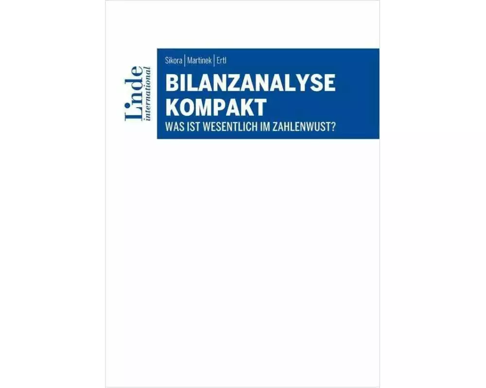 Bilanzanalyse kompakt