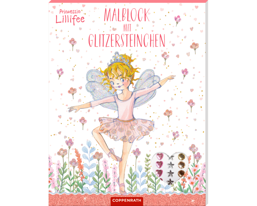 Prinzessin Lillifee - Malblock mit Glitzersteinchen
