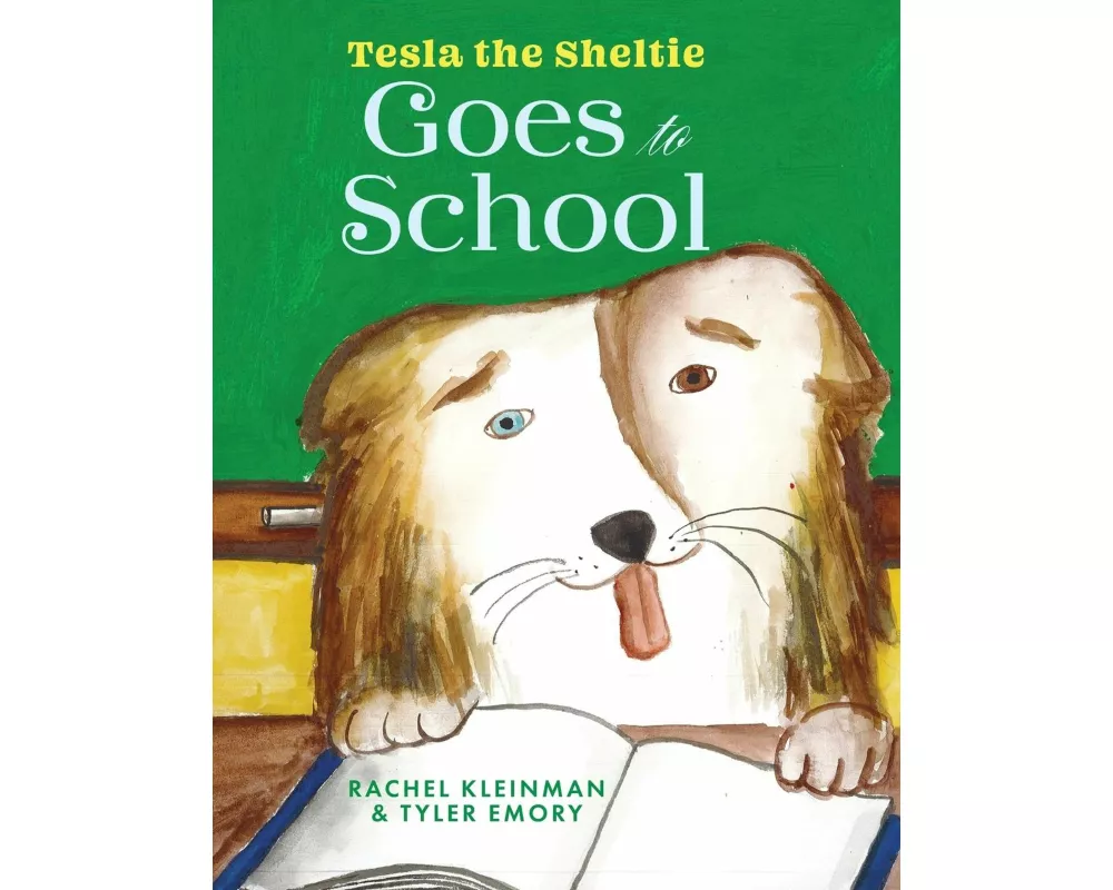 Tesla the Sheltie Goes to School