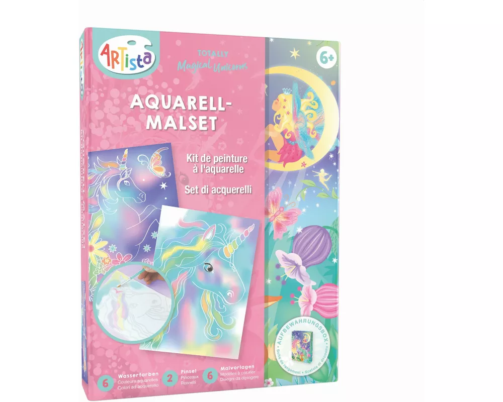 Aquarellmalset Einhorn