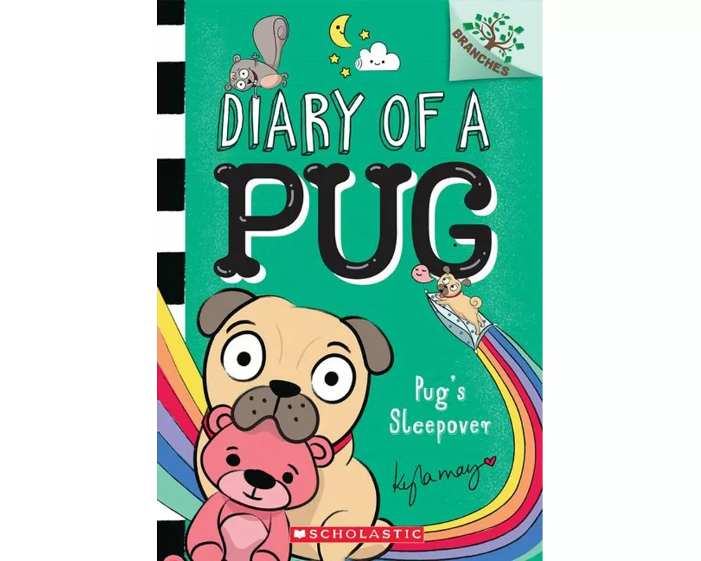Pug's Sleepover: A Branches Book (Diary of a Pug #6)
