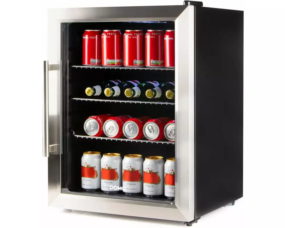 Domo Gewerbekühlschrank DO91609BK Rechts/Wechselbar