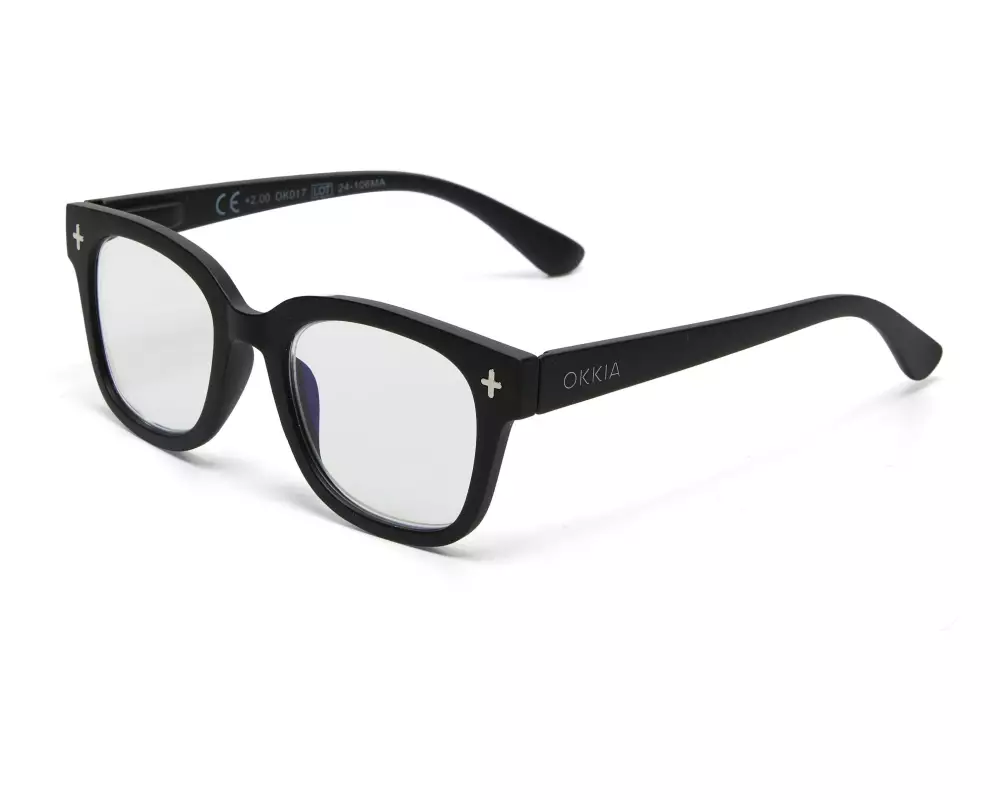 OKKIA Bildschirmbrille Giovanni Black, +0,0