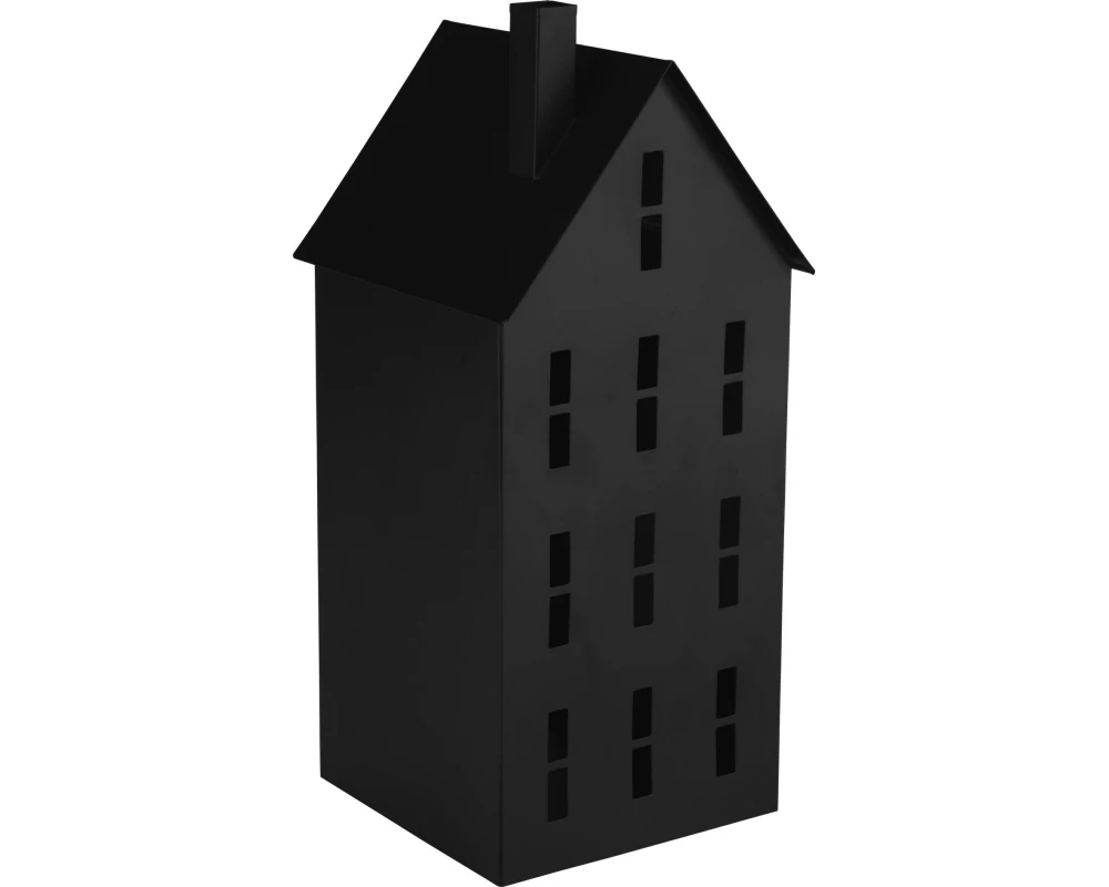 EGLO Weihnachtswindlicht Haus Gutapol Schwarz, Metall