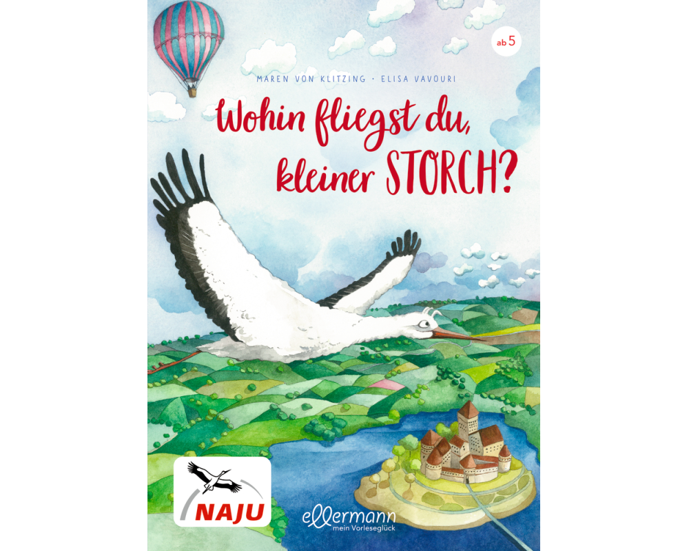 Wohin fliegst du, kleiner Storch?