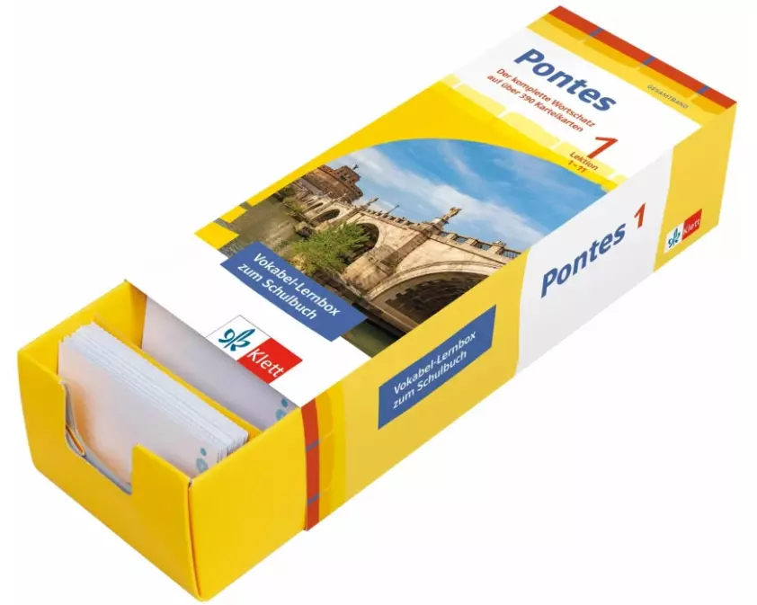 Pontes Gesamtband 1 (ab 2020) Vokabel-Lernbox zum Schulbuch 1. Lernjahr. Lektion 1-11