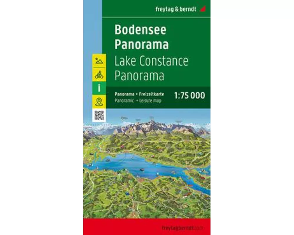 freytag & berndt Straßenkarte Bodensee Panorama 1:75.000