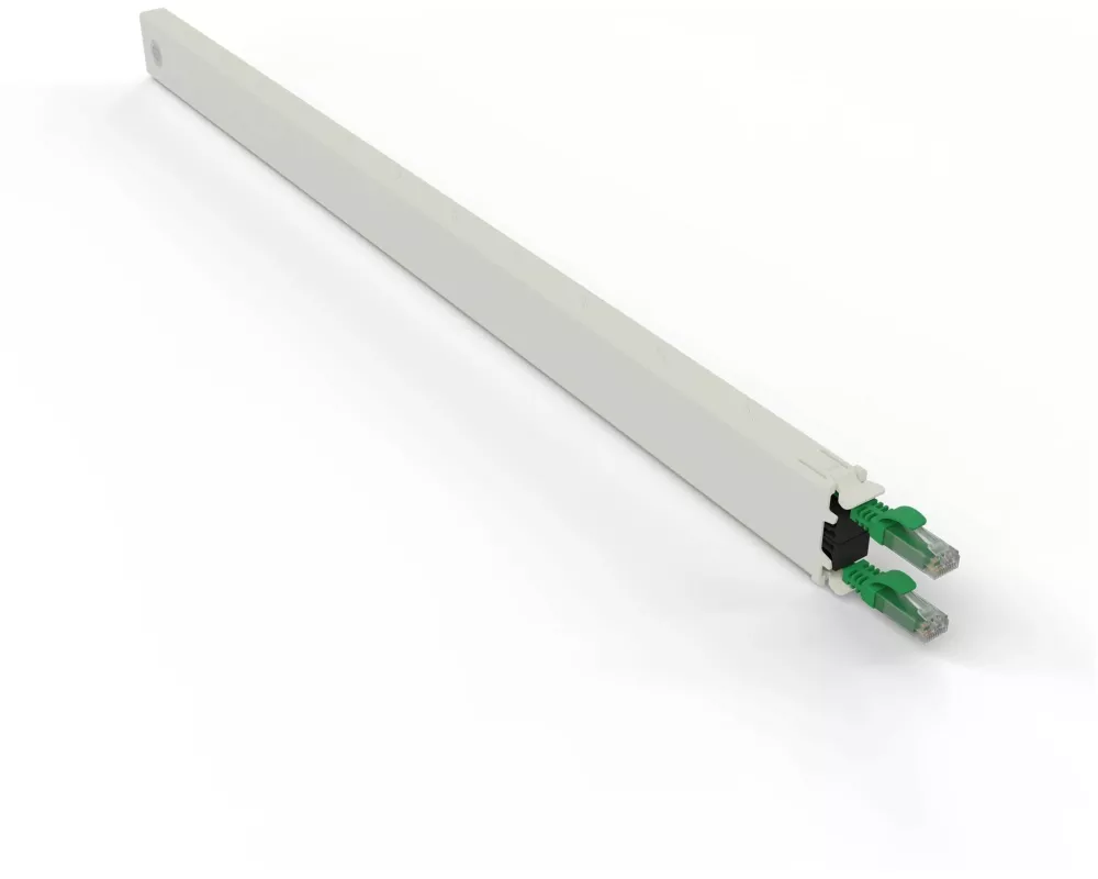 Patchbox patchbox.one / Cassette / 30RU / Cat 6A, UTP, 1.8 m, Grün