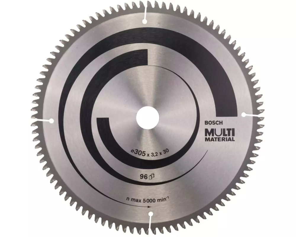Bosch Professional Kreissägeblatt Multi Material, 305 x 30 x 3.2 mm, Z 96