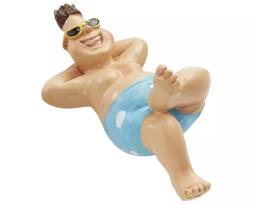 HobbyFun Mini-Figur Badeurlauber 6 cm