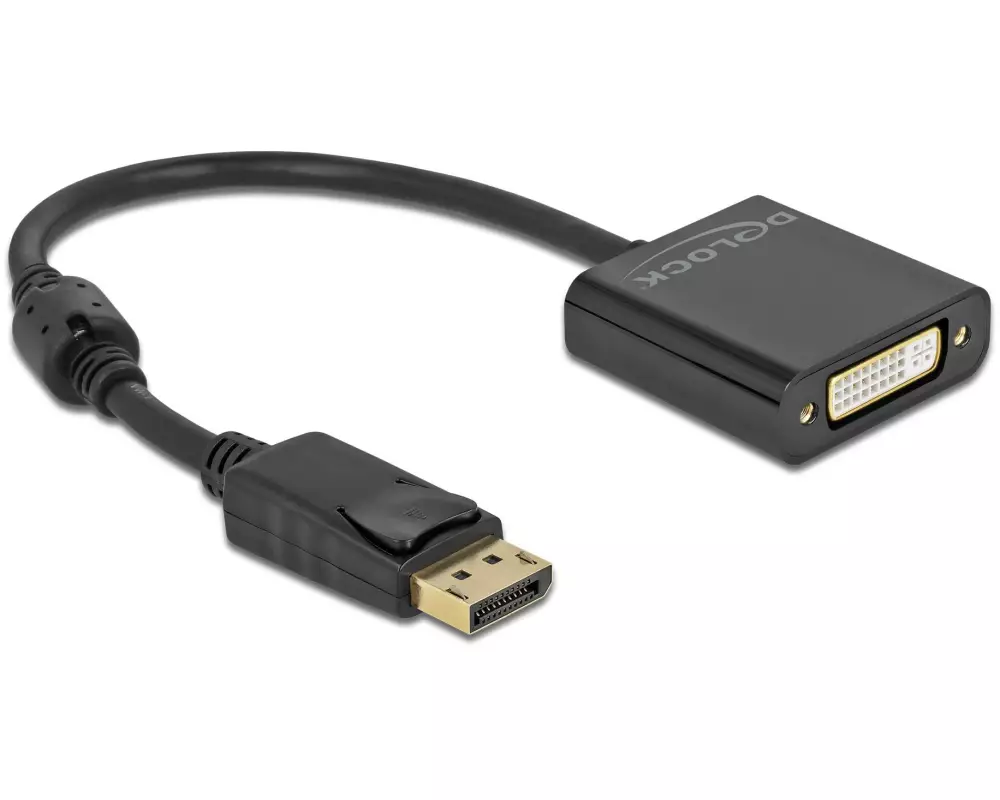 Delock Adapter 4K Aktiv DisplayPort - DVI-D