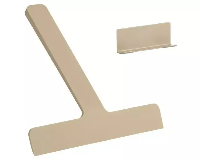 Zone Denmark Duschabzieher Ume mit Halter Beige, 2-teilig