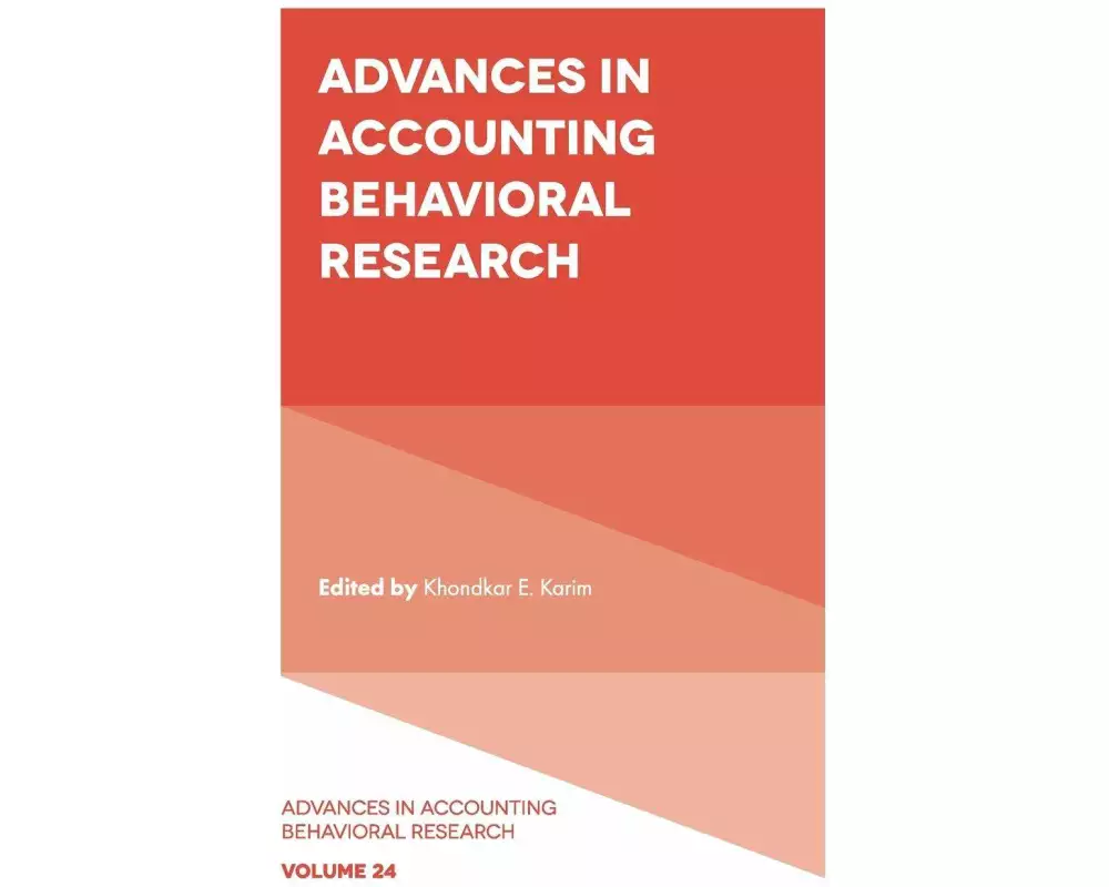 Advances in Accounting Behavioral Research