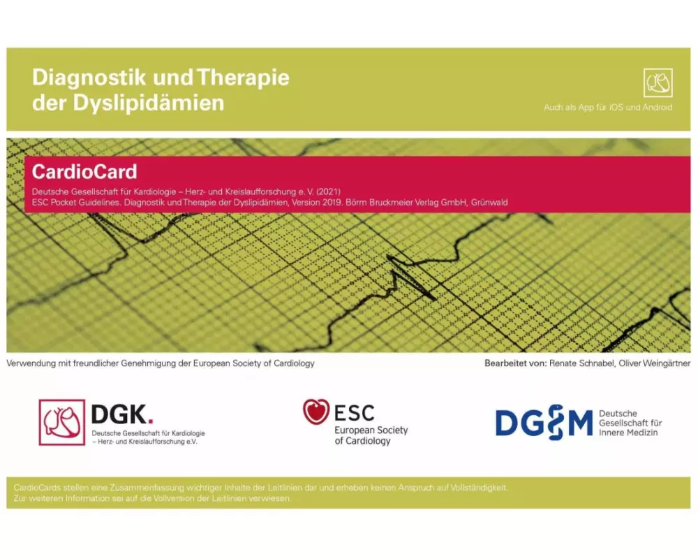 Diagnostik und Therapie der Dyslipidämien