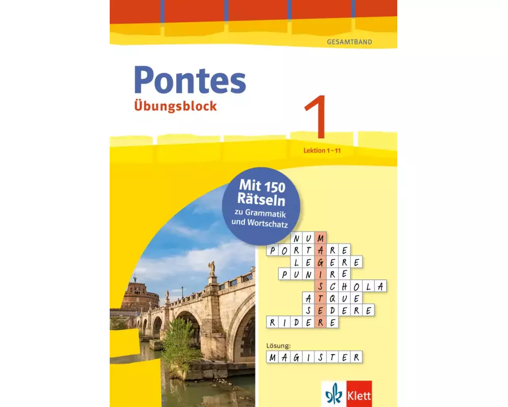Pontes 1 Gesamtband (ab 2020) - Übungsblock zum Schulbuch 1. Lernjahr. Lektion 1-11