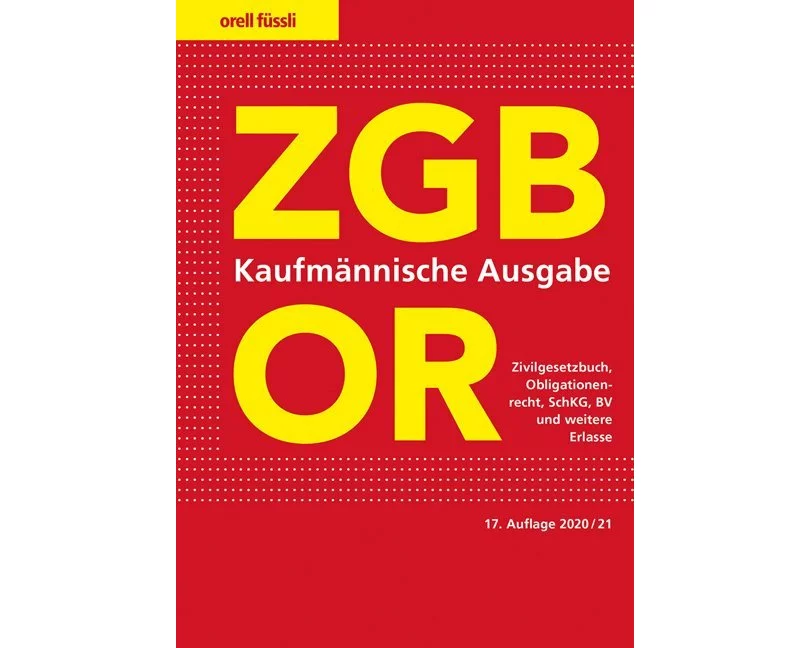 ZGB/OR Kaufmännische Ausgabe