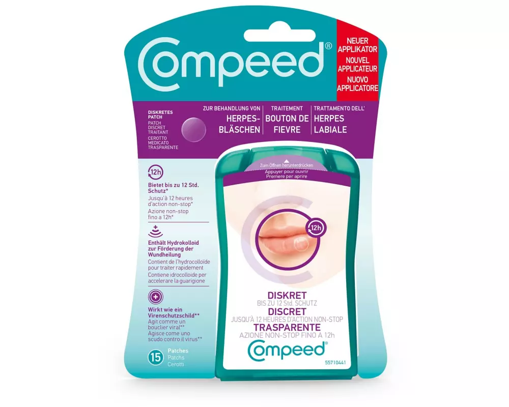 Compeed Patch Invisible Herpesbläschen 15 Stück
