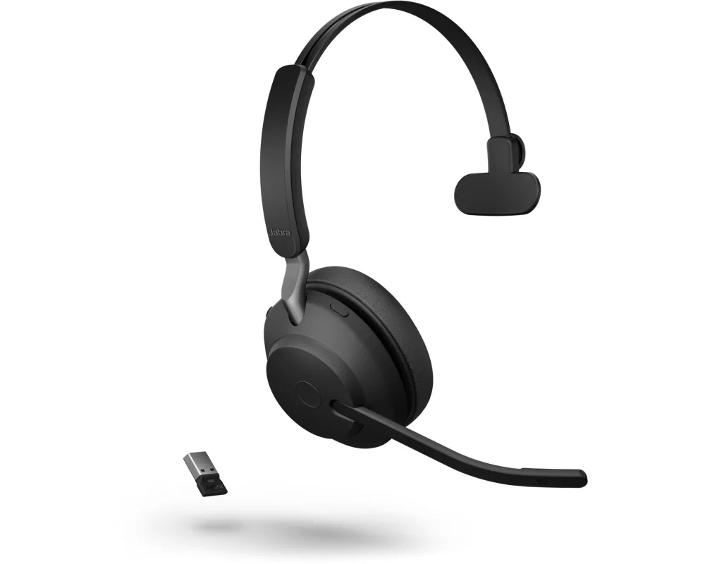 Jabra Headset Evolve2 65 Mono UC Schwarz, USB-A