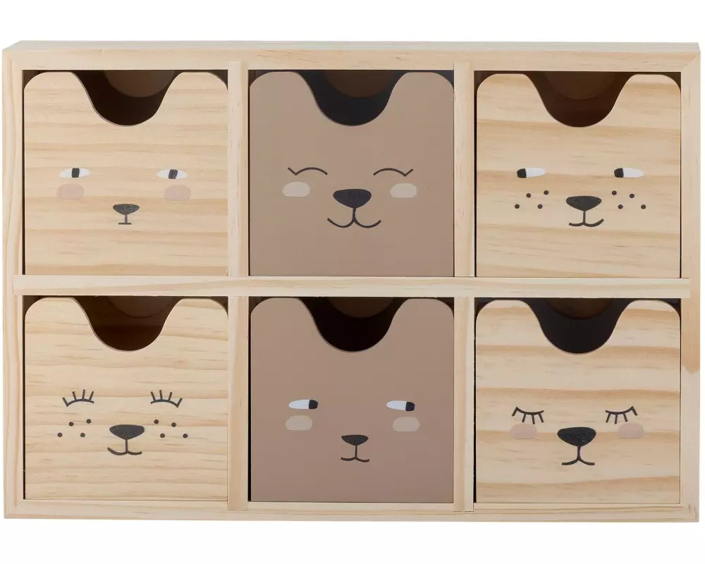 Bloomingville Setzkasten Calle 27 x 18 x 8 cm, Natur