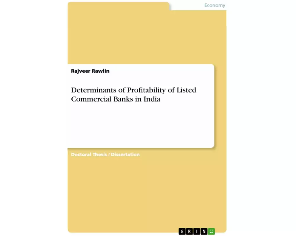 Determinants of Profitability of Listed Commercial Banks in India