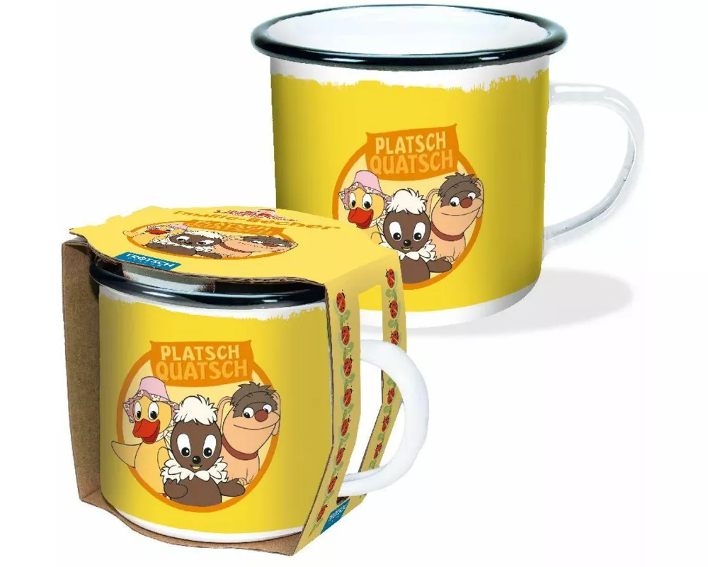 Trötsch Unser Sandmännchen Emaille-Becher Platschquatsch