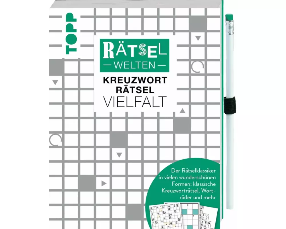 Rätselwelten – Kreuzworträtsel Vielfalt | Der Rätselklassiker in vielen wunderschönen Formen: klassische Kreuzworträtsel, Worträder und mehr