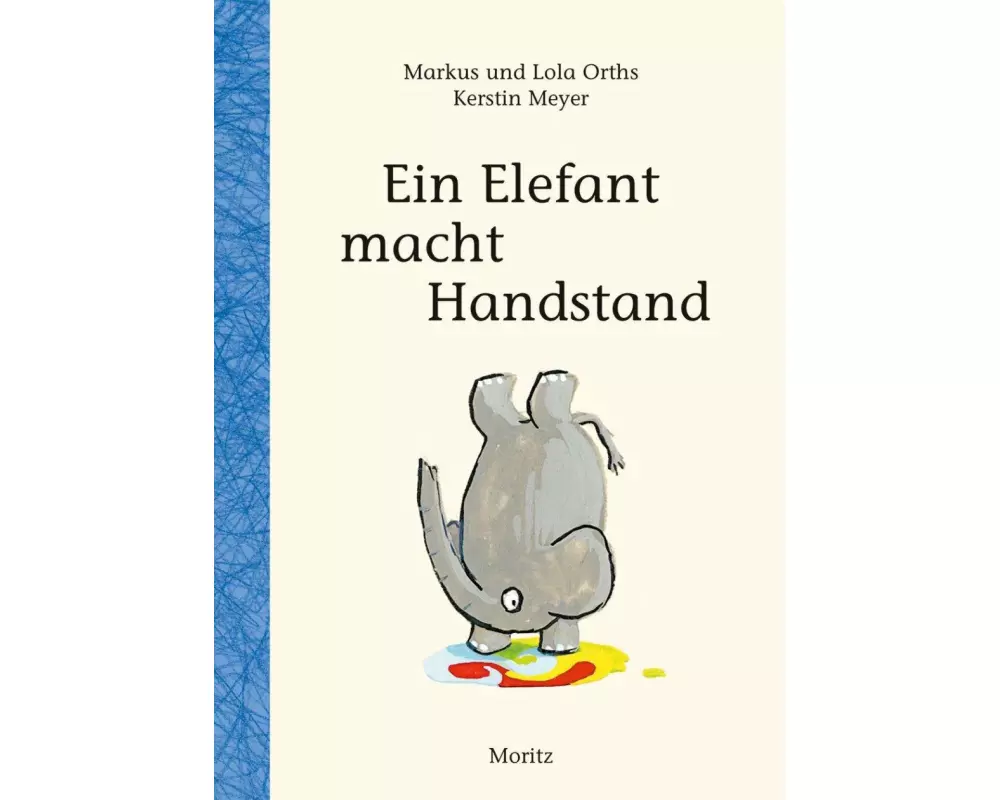 Ein Elefant macht Handstand