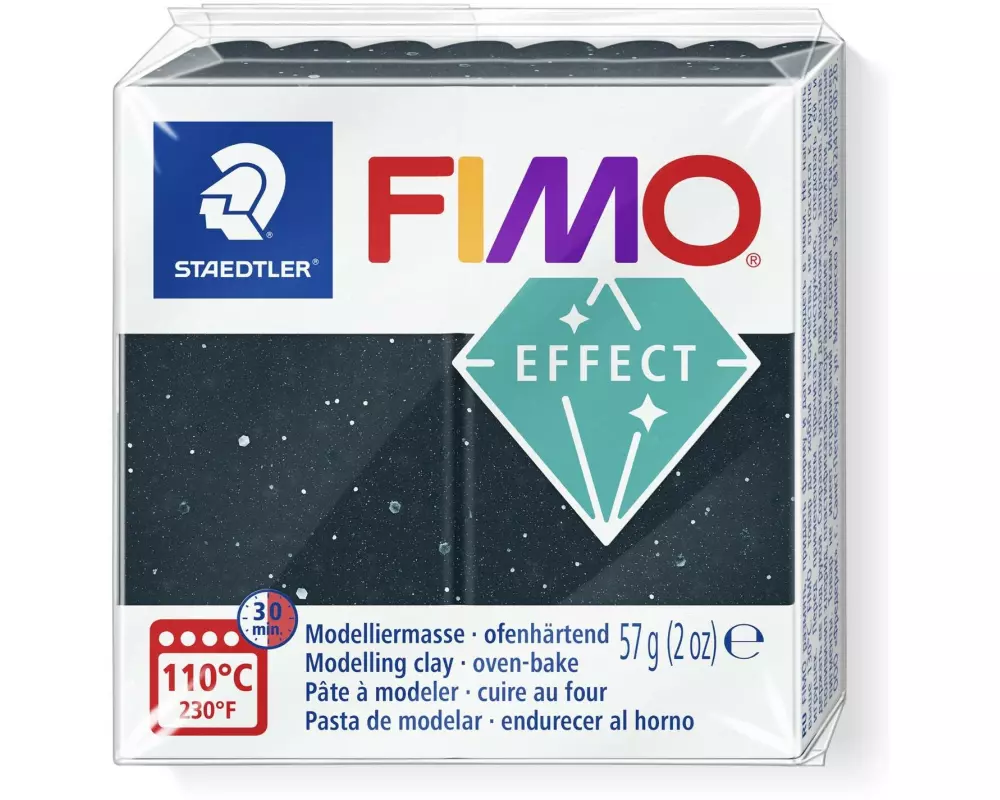 Fimo Modelliermasse Soft Schwarz Granit