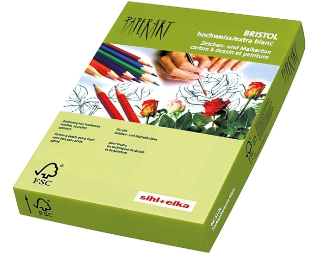 PAPYRUS Karton Bristol A4 88077841 160g, weiss 250 Blatt