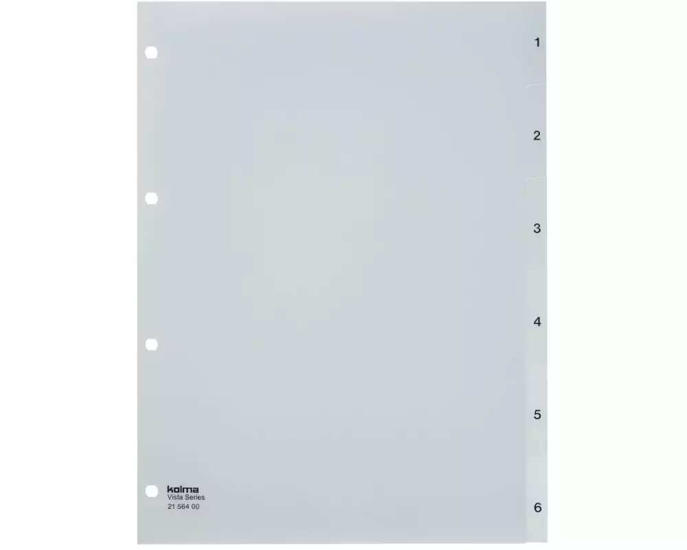 Kolma Register A4 Vista 1-6