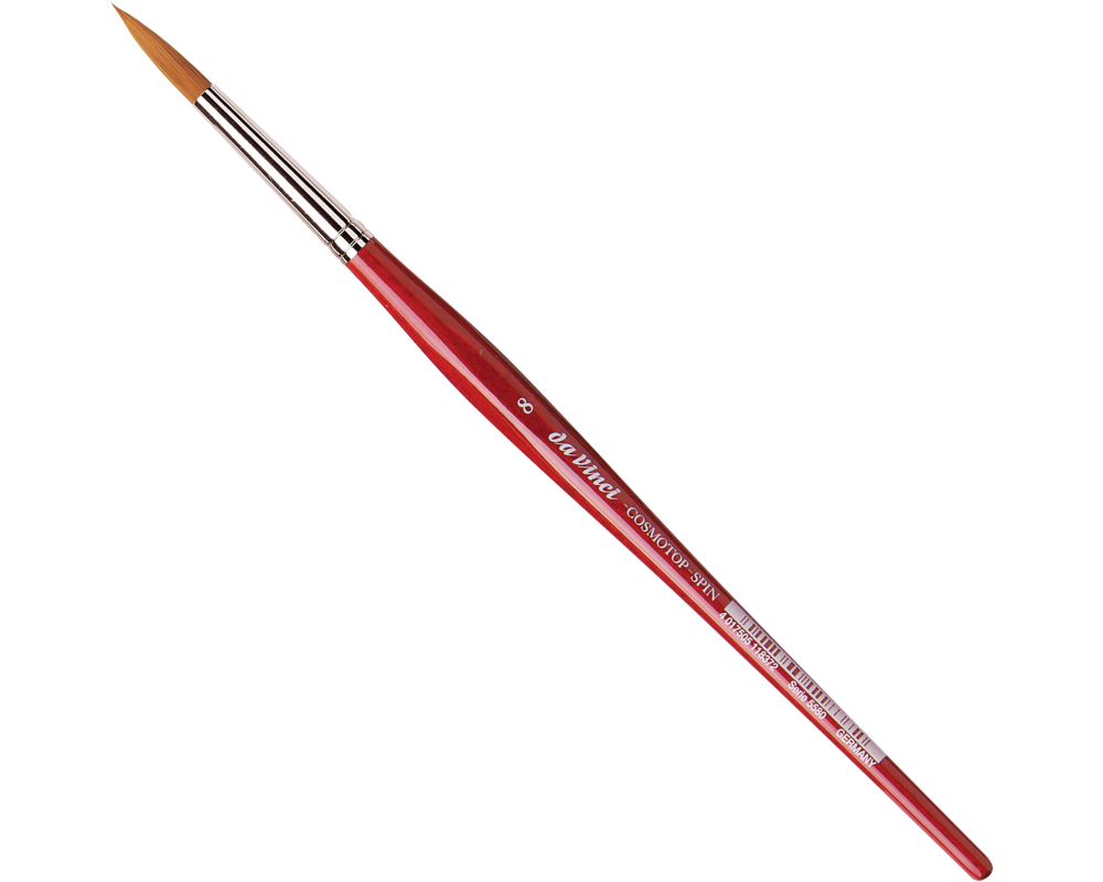 DA VINCI Rundpinsel Cosmotop Spin VA-5580_8 Grösse 8, Synthetik