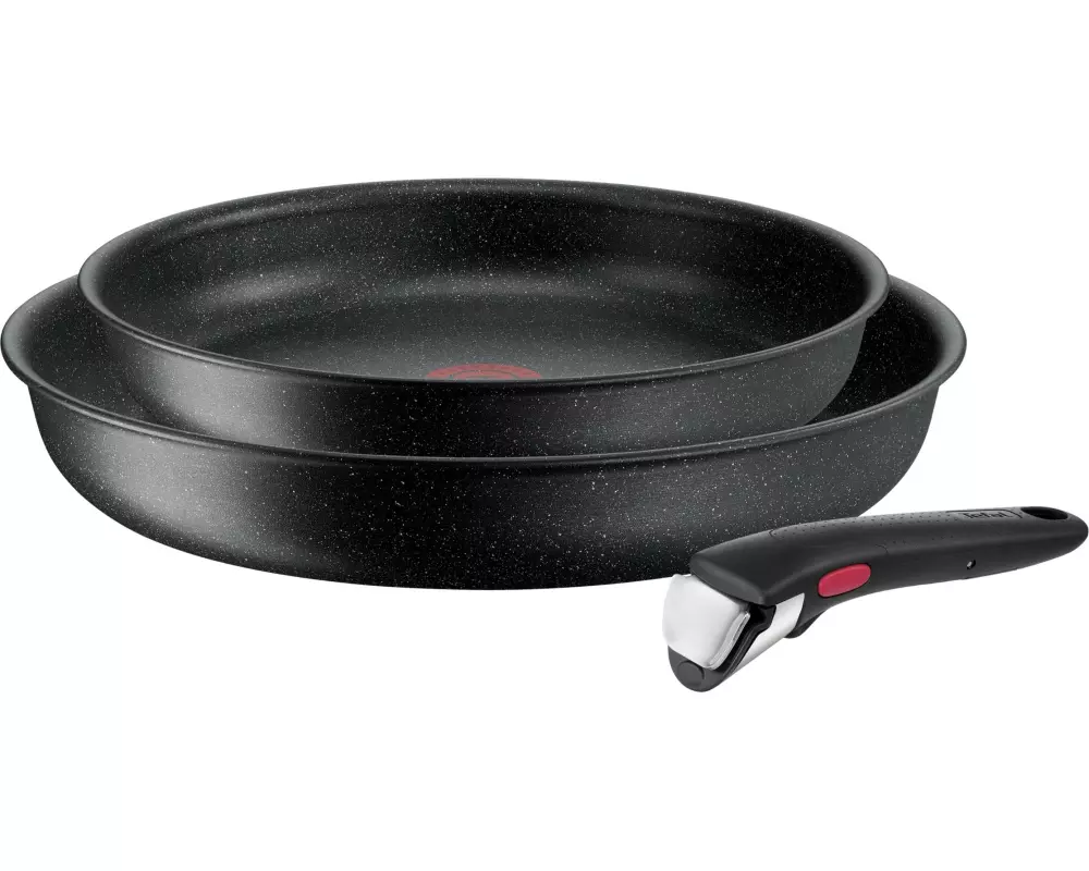 Tefal Pfannen-Set Ingenio Black Stone 24 cm/28 cm