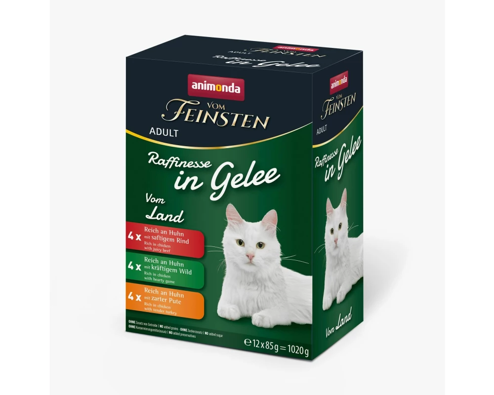 animonda Vom Feinsten Raffinesse Adult Land-Variationen Gelee