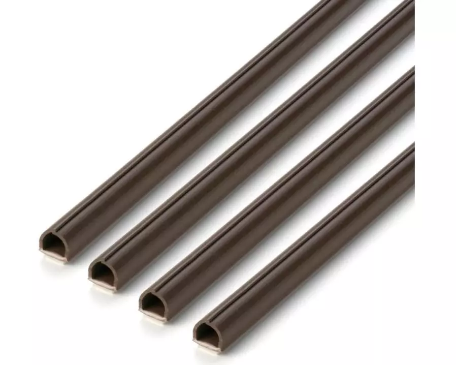 Max Hauri Kabelkanal Cable-Fix 4 x 1 m x 5 mm, Braun