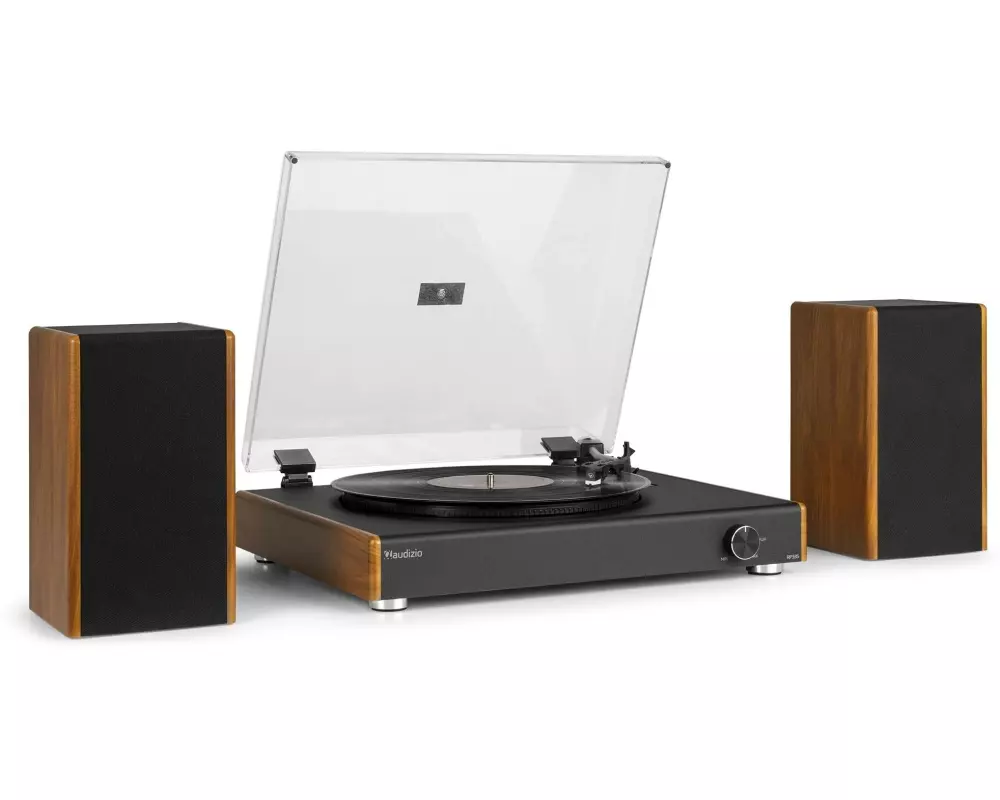 Audizio Plattenspieler RP335 Braun/Schwarz