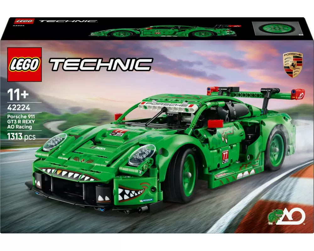 LEGO Technic Porsche 911 GT3 R REXY AO Racing Rennwagen 42224