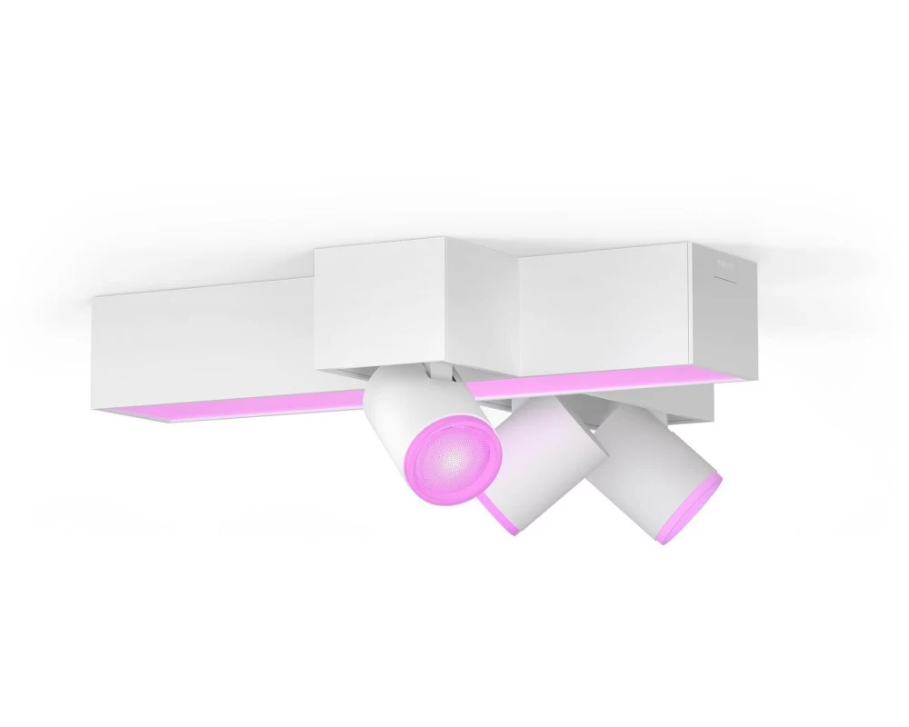 Philips Hue White & Col. Amb. Centris Cross 3er-Spot Weiss