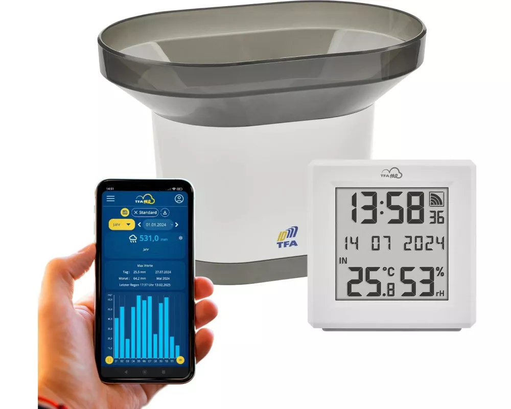 TFA Dostmann Wetterstation mit Regensender