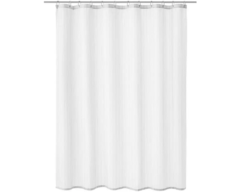 Kleine Wolke Duschvorhang Sanna 180 x 200 cm, Weiss