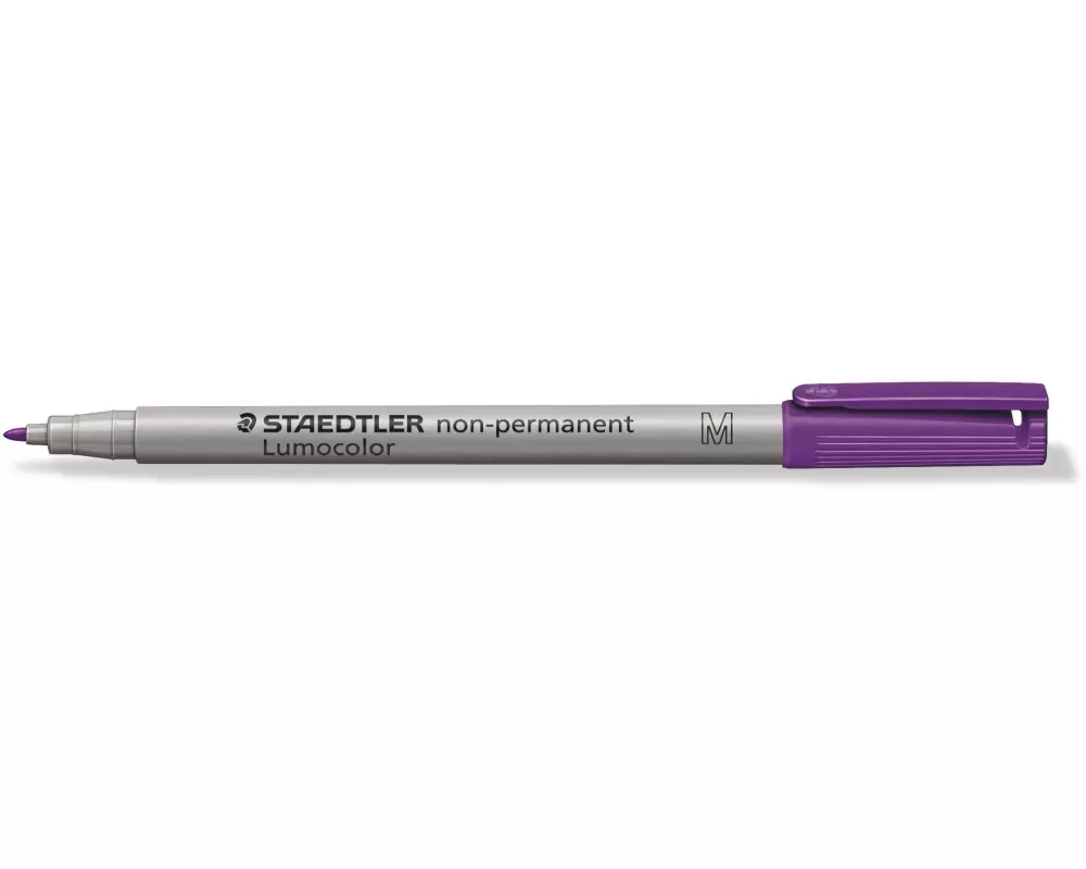 Staedtler Folienstift Lumocolor 315 M Violett, wasserlöslich, 10 Stück
