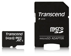 Transcend Premium 64 GB Class 10/UHS-I microSDXC