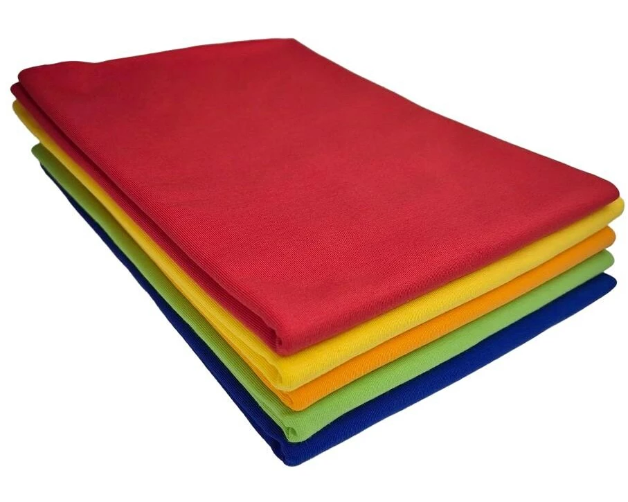 Stoffe Stoff Jersey Uni Primärfarben 5-teilig, 5 x 0.5 m