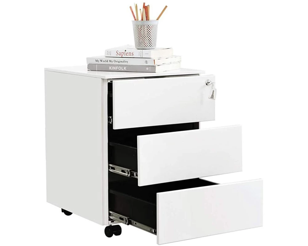 Songmics Aktenschrank mit 3 Schubladen