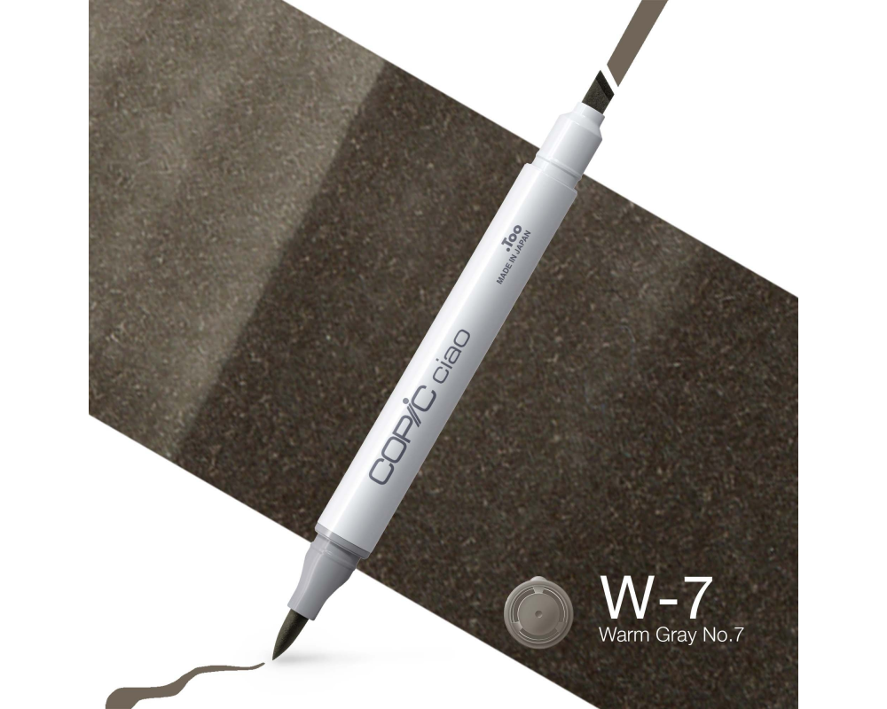 COPIC Marker Ciao 22075328 W-7 - Warm Grey No.7