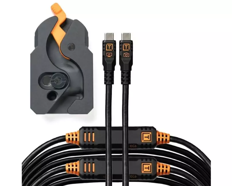 Tether Tools Kabel Leverlock Klemme und USB-C 9.2m