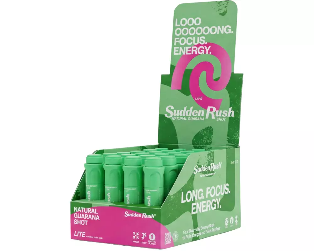 SuddenRush Shot Bio Guarana Natural Energy 24 x 1000 mg